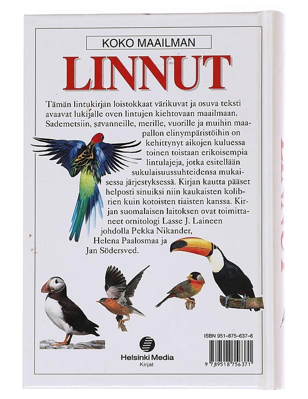 Koko maailman linnut - HARRISON, COLIN - Tietokirjat ja oppaat - 10105592320 - 1