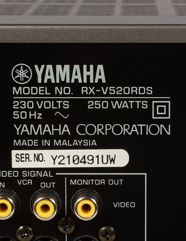 YAMAHA RX-V520RDS AV-viritinvahvistin - Audio - 10105592349 - 3