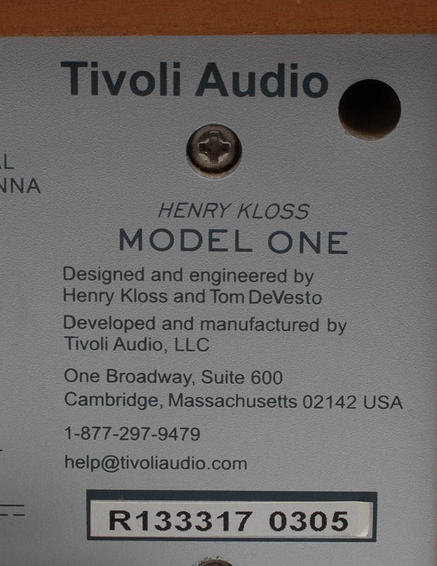 TIVOLI AUDIO Model One radio - Viihde-elektroniikka - 10105592355 - 3