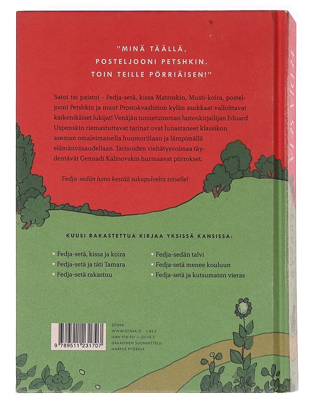 Fedja-setä - Uspenski, Eduard - Lastenkirjat - 10105592351 - 1