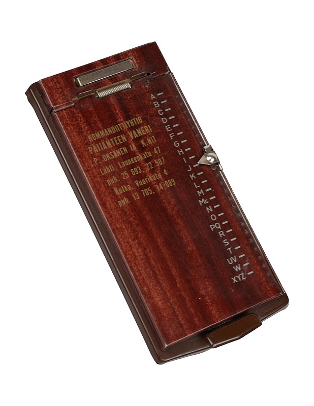 THE BATES List finder -osoitemuistio, 8,5x18,5 cm - Sisustus - 10105592362 - 0