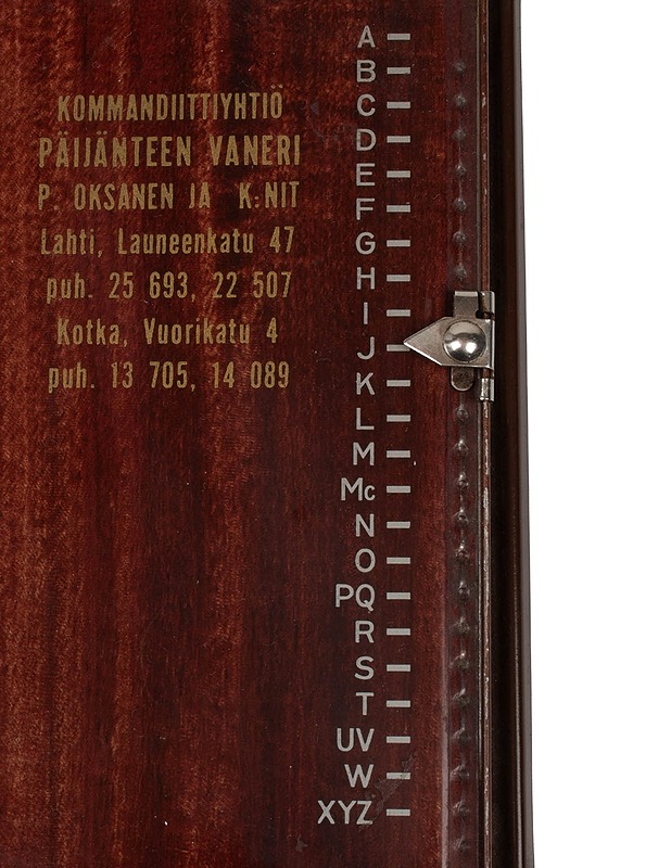 THE BATES List finder -osoitemuistio, 8,5x18,5 cm - Sisustus - 10105592362 - 3
