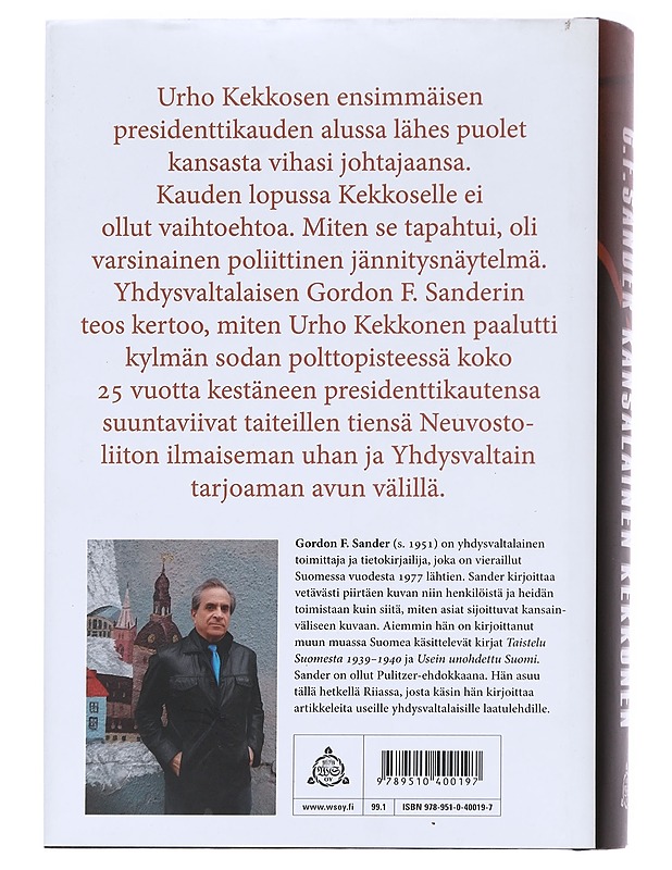 Kansalainen Kekkonen : suuri suunnitelma - Sander, Gordon F. - Elämäkerrat ja muistelmat - 10105592375 - 1