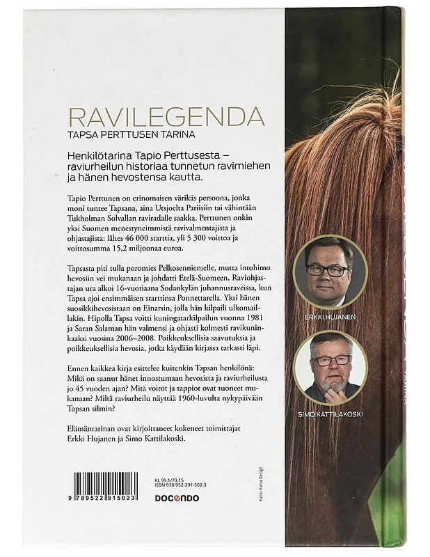 Ravilegenda / Tapsa Perttusen tarina - Hujanen, Erkki - Elämäkerrat ja muistelmat - 10105592381 - 1