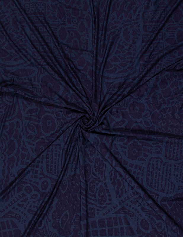 Joustava puuvillatrikoo, 165x230 cm - Kankaat - 10105592387 - 1