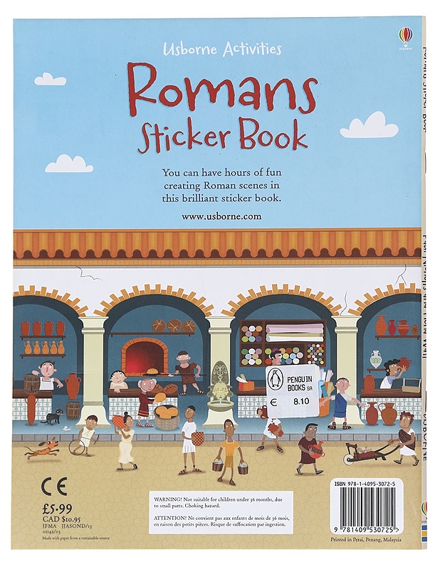 Romans Sticker Book - Lastenkirjat - 10105592403 - 1