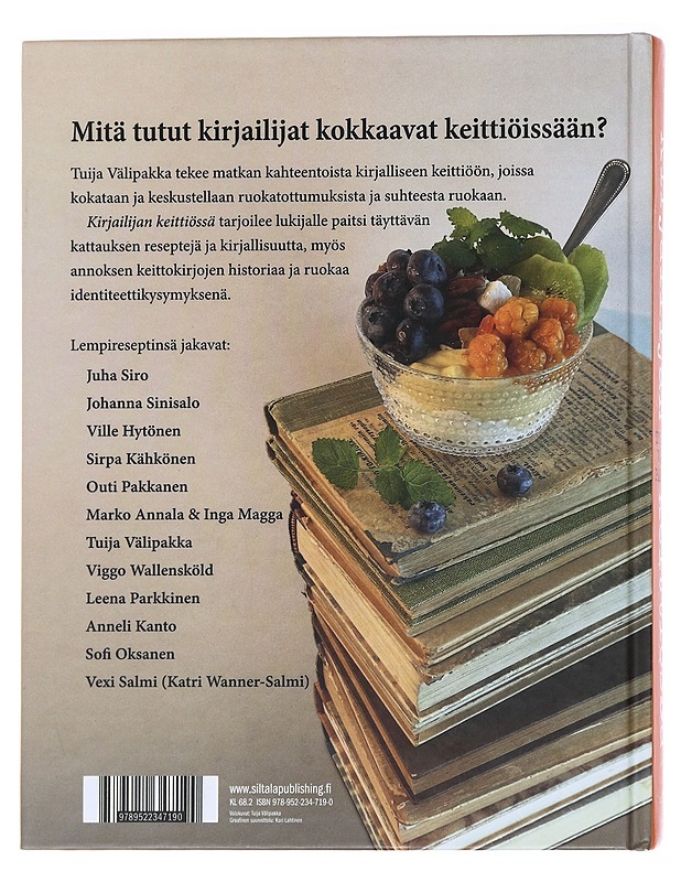 Kirjailijan keittiössä - Tuija Välipakka - Tietokirjat - 10105592417 - 1