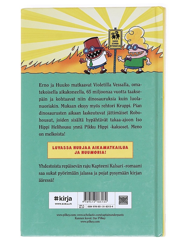 Kapteeni Kalsari ja radioaktiivisten robobokserien karmaiseva kosto - Pilkey, Dav - Lastenkirjat - 10105592430 - 1