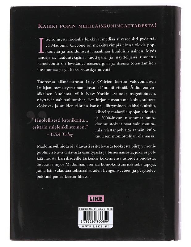 Madonna / elämäkerta - O'Brien, Lucy - Elämäkerrat ja muistelmat - 10105592459 - 1