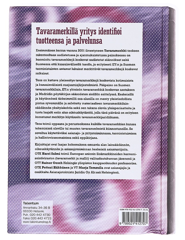 Tavaramerkki - Salmi, Harri - Tietokirjat ja oppaat - 10105592499 - 1