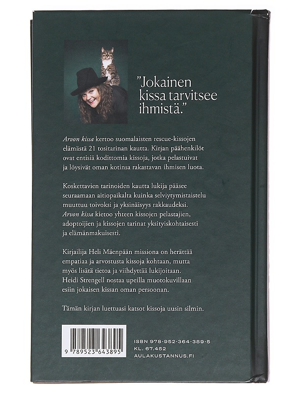 Arvon kissa / suomalaisten rescue-kissojen tarinoita - Mäenpää, Heli - Tietokirjat ja oppaat - 10105592513 - 1