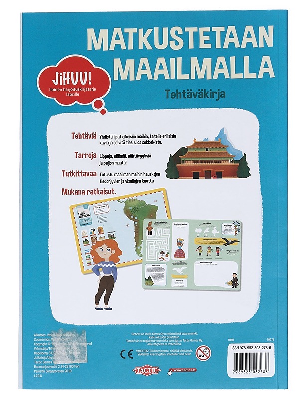 Matkustetaan maailmalla : Tehtäväkirja - Korpela, Vesa - Lastenkirjat - 10105592528 - 1