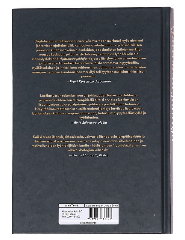 Ajatteleva johtaja - Hougaard, Rasmus - Tietokirjat ja oppaat - 10105592559 - 1