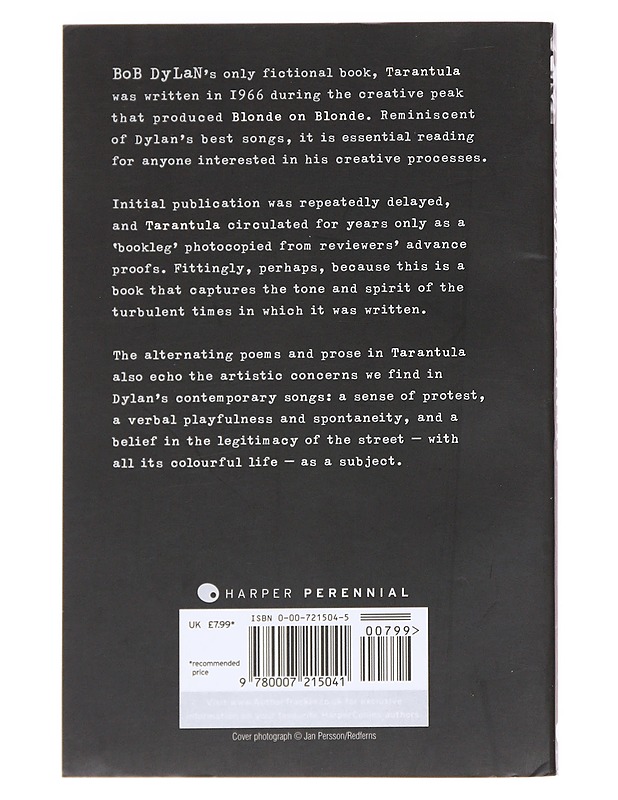 Tarantula - Bob Dylan - Romaanit ja novellit - 10105592562 - 1