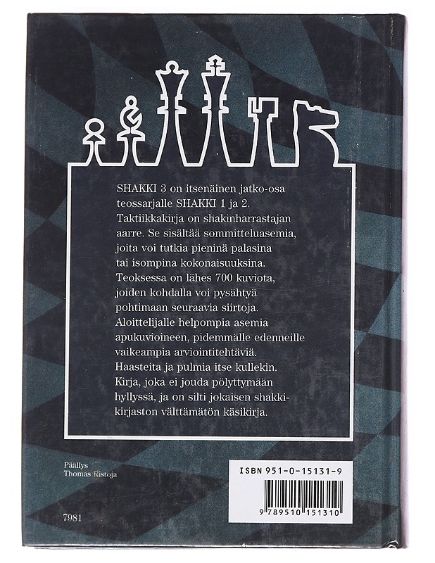Shakki / 3 Taktiikka ja sommitelmat - Thomas Ristoja - Tietokirjat ja oppaat - 10105592567 - 1