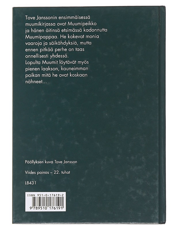 Muumit ja suuri tuhotulva - Jansson, Tove - Lastenkirjat - 10105592637 - 1