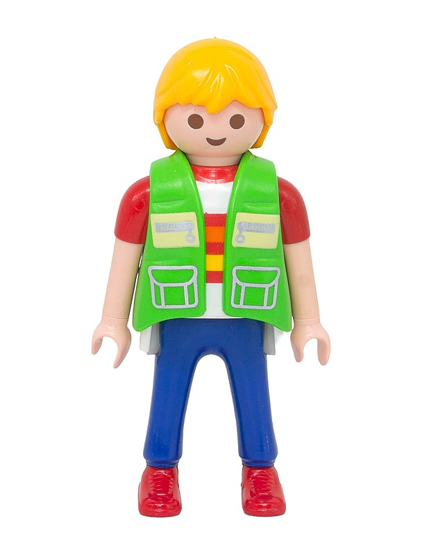 PLAYMOBIL Vihreä liivinen mies minifiguuri - Lasten figuurit - 10105592649 - 0