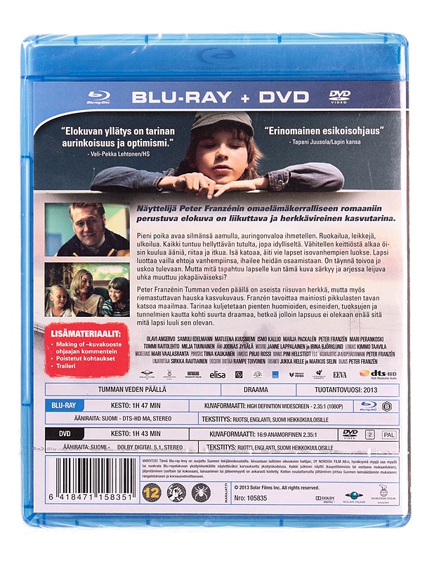 Tumman veden päällä - Blu-ray + DVD - DVD-elokuvat - 10105592708 - 1