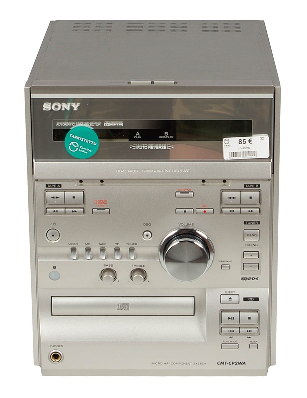 SONY CMT-CP2WA mikrohifisarja - Viihde-elektroniikka - 10105592729 - 1