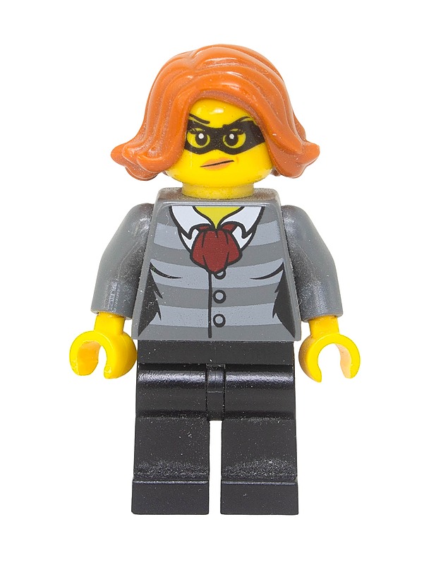 LEGO City Female Bandit Black Eyemask minifiguuri - Lasten figuurit - 10105592888 - 0