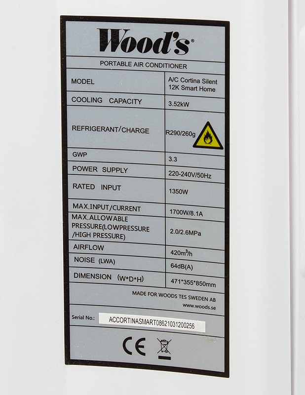 WOODS A/C Cortina Silent 12K SmartHome -ilmastointilaite  - Muu elektroniikka - 10105592902 - 7