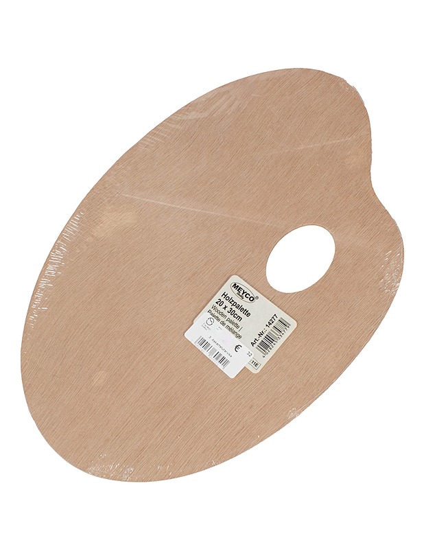 MEYCO ovaali puupaletti, 20x30cm - Askartelu - 10105593028 - 0