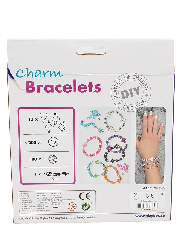 PLAYBOX Charm Bracelets askartelusarja - Askartelu - 10105593042 - 1