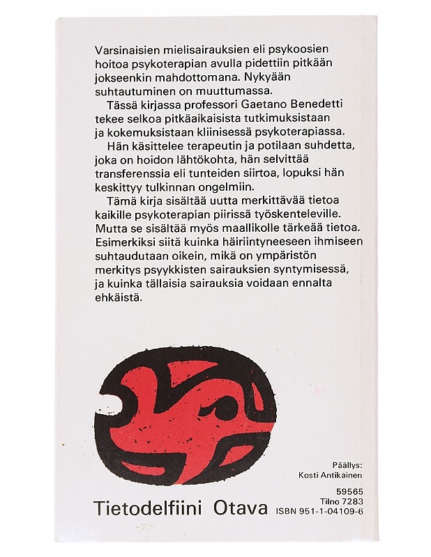 Kliininen psykoterapia - Benedetti, Gaetano - Tietokirjat ja oppaat - 10105593118 - 1