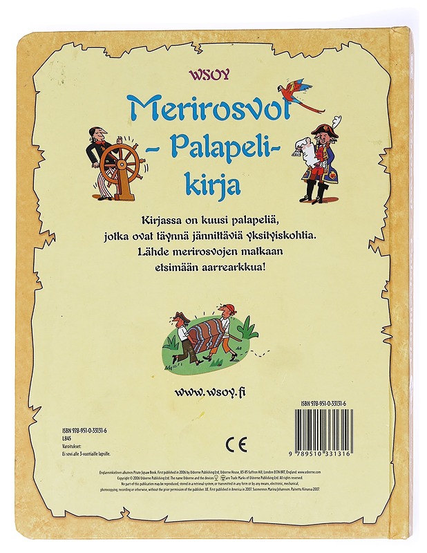 Merirosvot : palapelikirja - Allen, Peter - Lastenkirjat - 10105593134 - 1