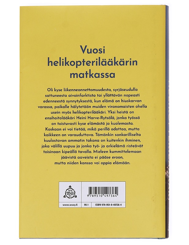 Helikopterilääkäri - Heini Harve-Rytsälä - Elämäkerrat ja muistelmat - 10105593148 - 1