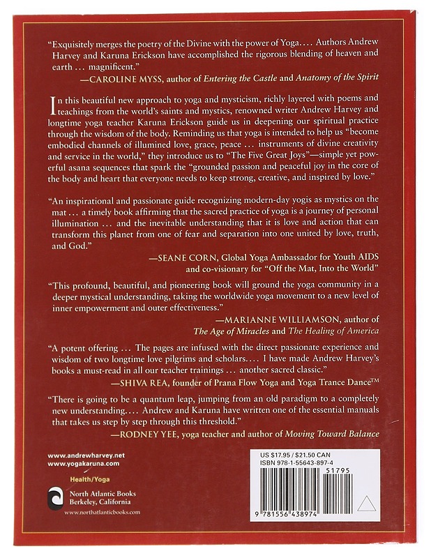 Heart Yoga: The Sacred Marriage of Yoga And Mysticism - Tietokirjat ja oppaat - 10105593162 - 1