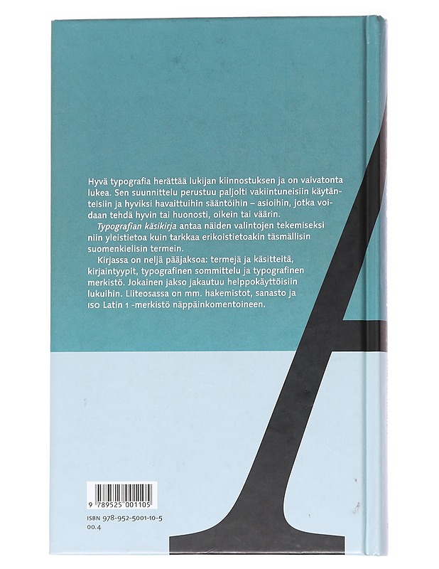 Typografian käsikirja - Markus Itkonen - Tietokirjat ja oppaat - 10105593171 - 1