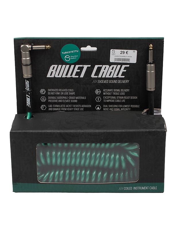 BULLET CABLE Slug Custom instrumenttikaapeli - Muu elektroniikka - 10105593181 - 0
