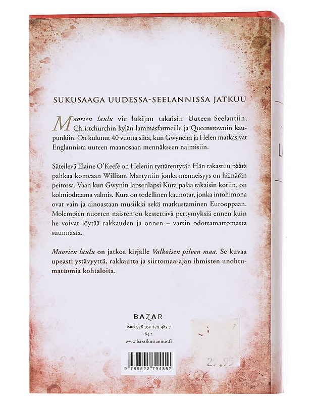 Maorien laulu - Lark, Sarah - Romaanit ja novellit - 10105593186 - 1