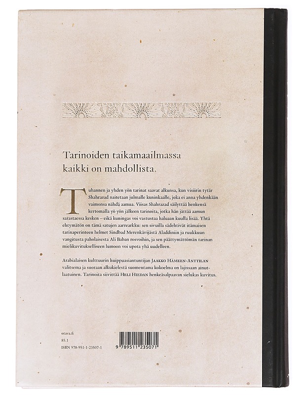 Tuhat ja yksi yötä - Hämeen-Anttila, Jaakko - Kaunokirjallisuus - 10105593192 - 1