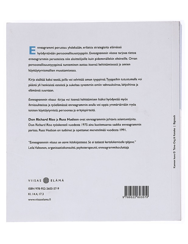 Enneagrammin viisaus : opas yhdeksään persoonallisuustyyppiin - Riso, Don Richard - Tietokirjat ja oppaat - 10105593218 - 1