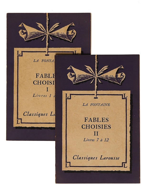 Fables choisies I & II - Jean de La Fontaine - Runot ja näytelmät - 10105593303 - 0