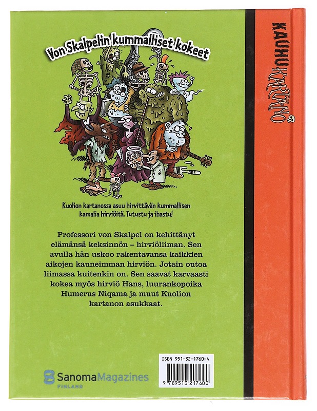 Von Skalpelin kummalliset kokeet - Martin, Paul - Nuorten kirjat - 10105593382 - 1