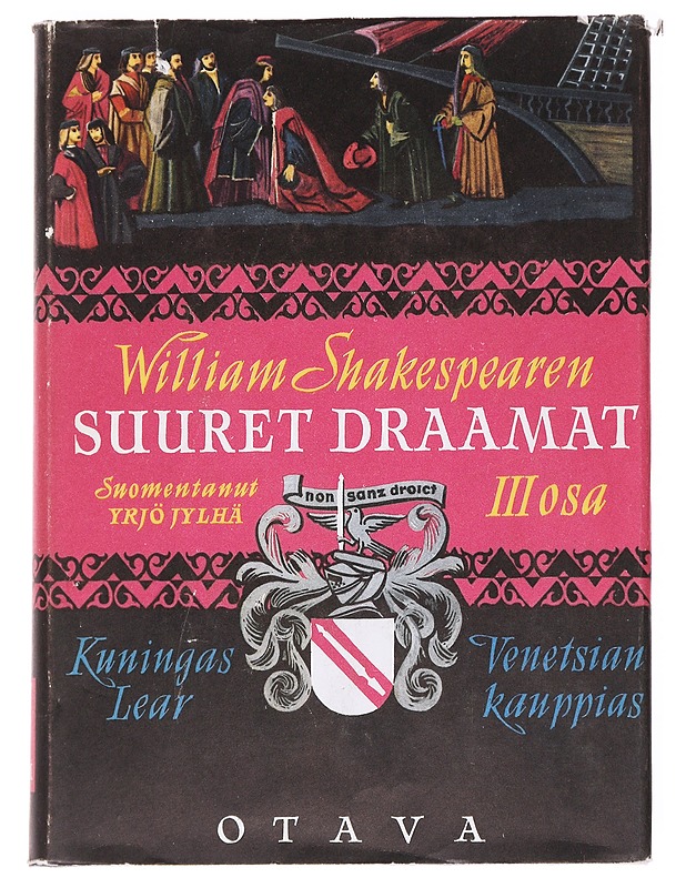 William Shakespearen suuret draamat III osa - Kuningas Lear ja Venetsian kauppias - William Shakespeare - Runot ja näytelmät - 10105593494 - 0