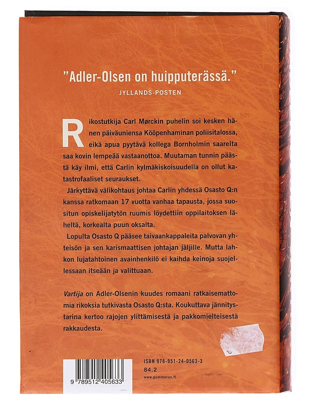 Vartija - Adler-Olsen, Jussi - Jännitys ja dekkarit - 10105593517 - 1