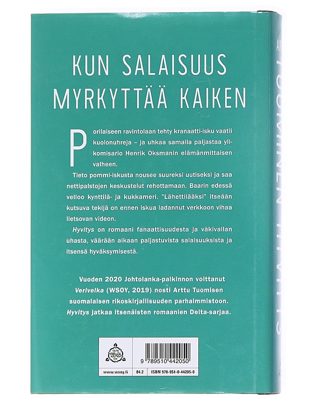 Hyvitys - Arttu Tuominen - Romaanit ja novellit - 10105593521 - 1
