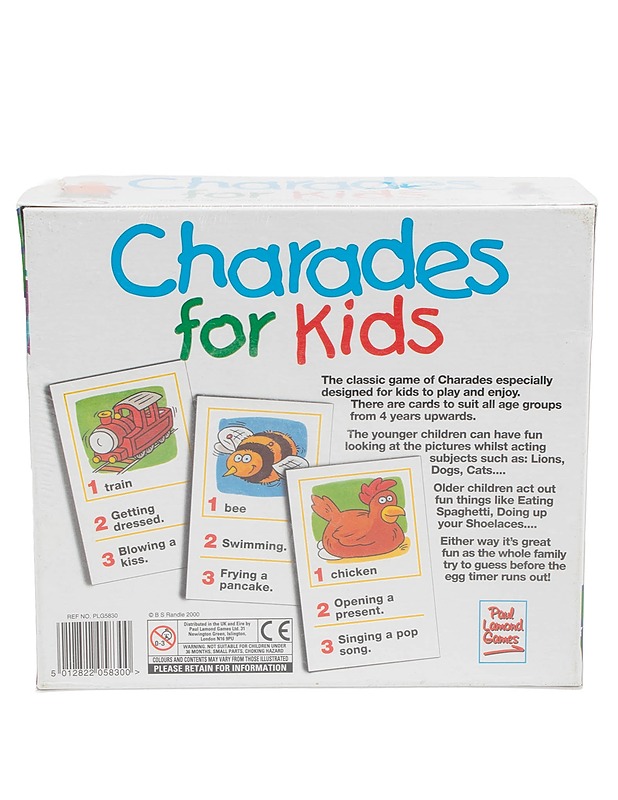PAUL LAMOND GAMES charades for kids -lautapeli - Lasten pelit - 10105593572 - 1