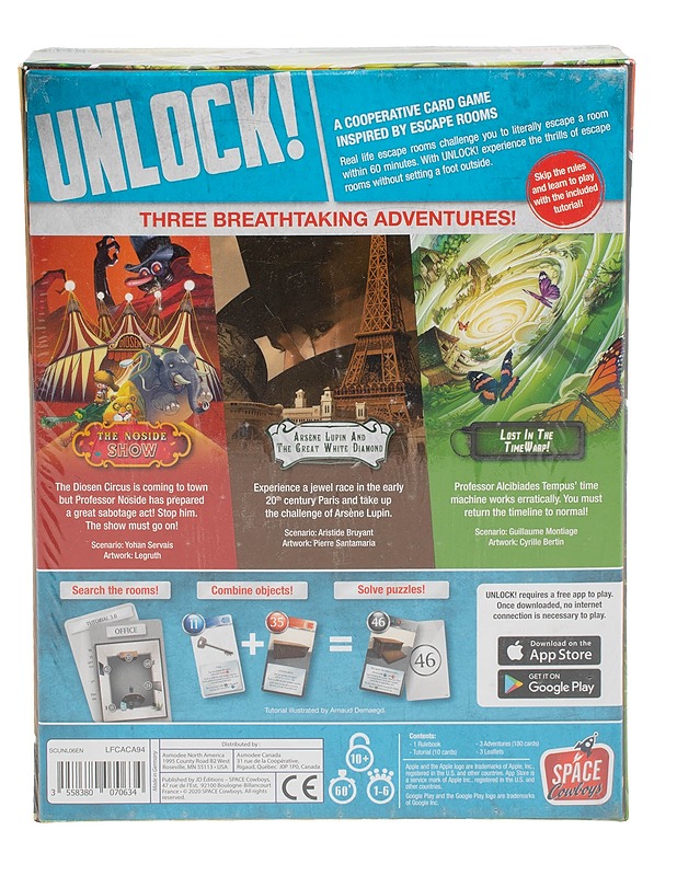 SPACE COWBOYS Unlock! Timeless adventures -lautapeli - Lautapelit - 10105593590 - 1