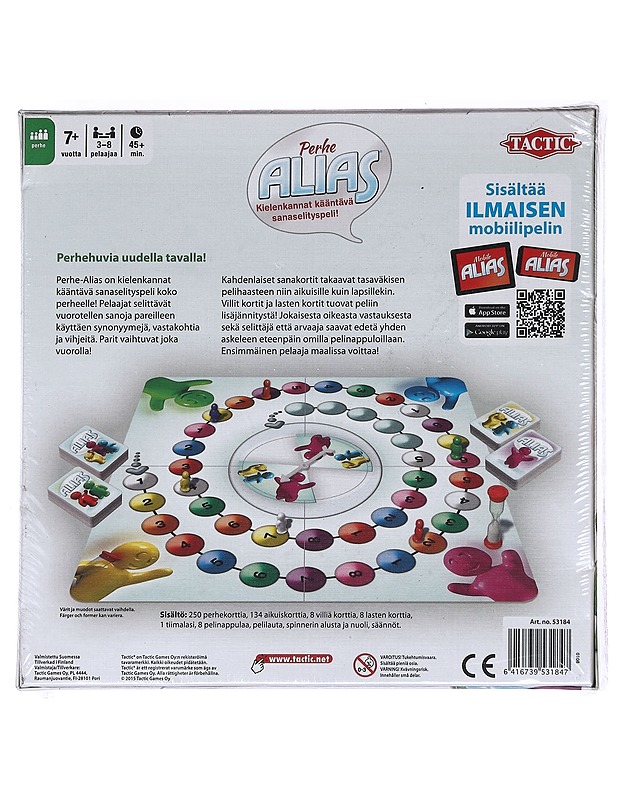 TACTIC Perhe Alias - lautapeli - Lautapelit - 10105593592 - 1
