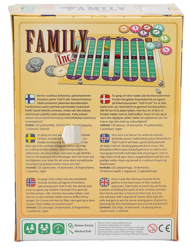 LAUTAPELIT Family Inc -lautapeli - Lautapelit - 10105593593 - 1