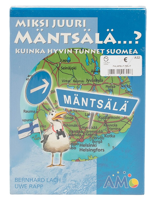 AMO Miksi Juuri Mäntsälä...? -lautapeli - Lautapelit - 10105593609 - 0