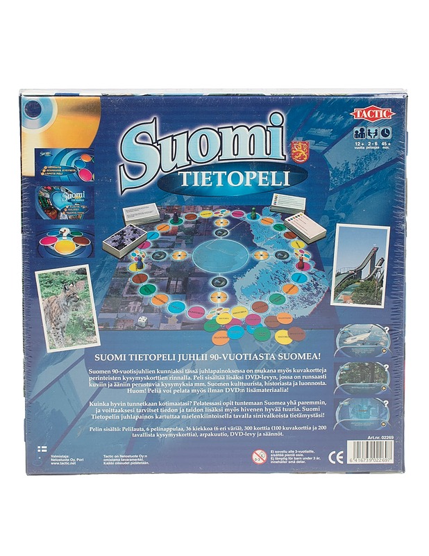 TACTIC Suomi Tietopeli -lautapeli - Lautapelit - 10105593643 - 1