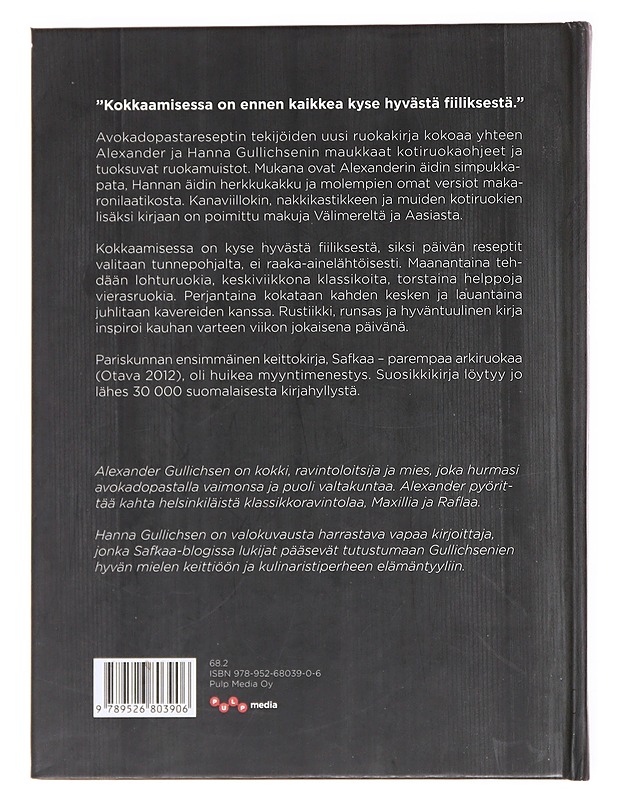 Safkaa : maanantaista sunnuntaihin - Gullichsen, Alexander - Ruokakirjat - 10105593707 - 1