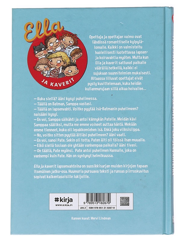 Ella ja kaverit lapsenvahteina - Parvela, Timo - Lastenkirjat - 10105593738 - 1