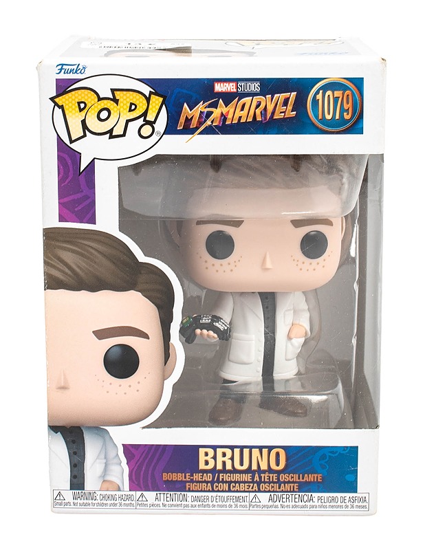 FUNKO POP! MsMarvel Bruno 1079 bobble-head figuuri - Lasten figuurit - 10105593791 - 0